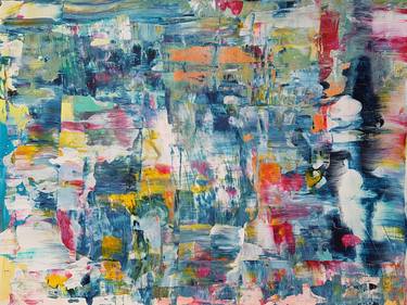 Original Abstract Expressionism Abstract Paintings by Nadine Schima