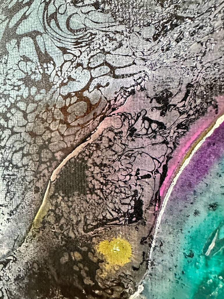 Original Abstract Expressionism Abstract Painting by Linda Karslake