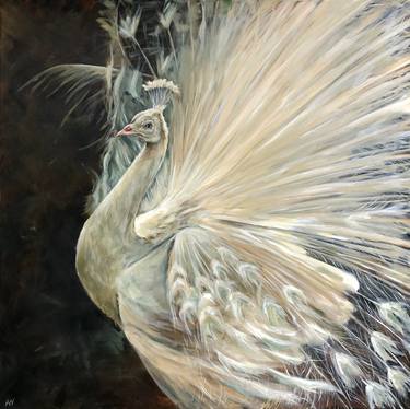 Original Figurative Animal Painting by Anne-Marie Verdel