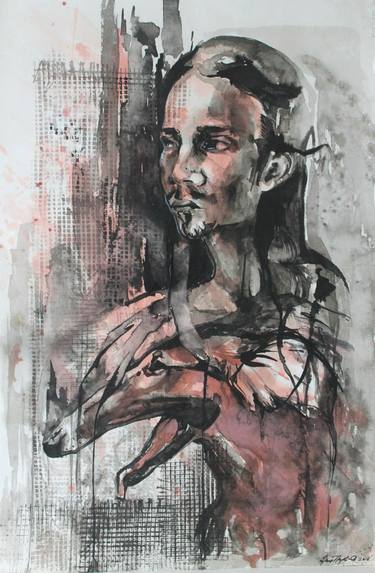 Print of Fine Art Portrait Paintings by Dusan Pajovic Gross