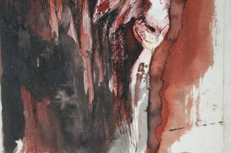 Original Expressionism Animal Drawing by Dusan Pajovic Gross