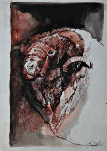 Print of Figurative Animal Drawings by Dusan Pajovic Gross