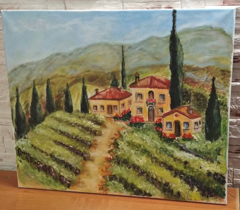 Original Landscape Painting by Brester Tatiana