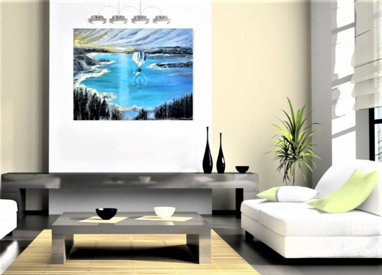 Original Fine Art Landscape Painting by Brester Tatiana