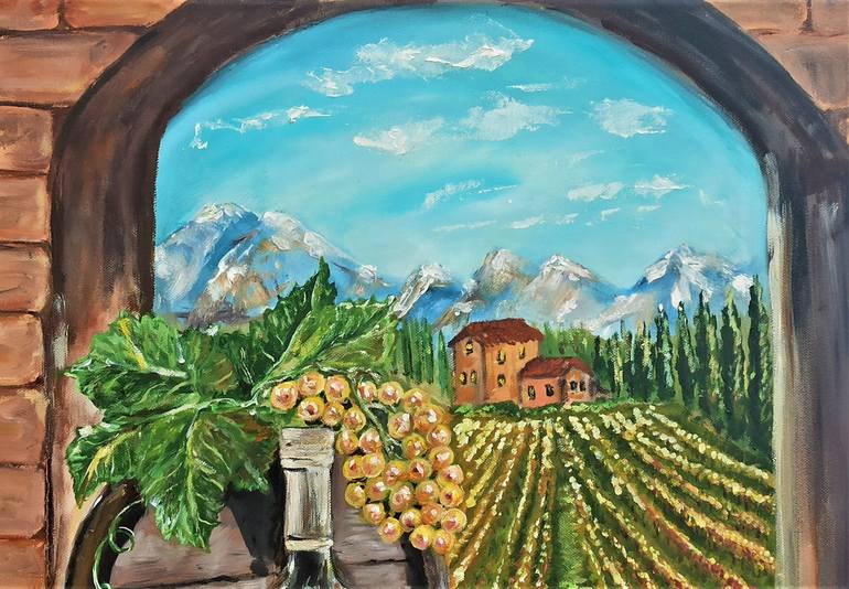 Original Fine Art Food & Drink Painting by Brester Tatiana