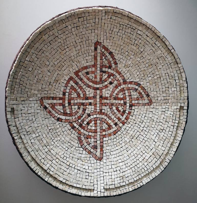 'Celtic knot' - mosaic tray - Print