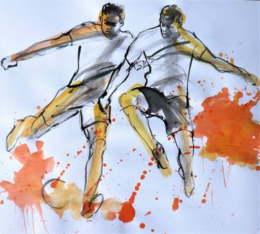 Print of Figurative Sports Drawings by Noriko Thomas