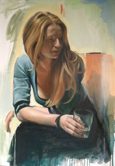 Original Figurative People Painting by Dora Ragusa