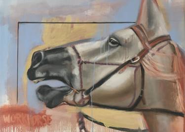 Print of Figurative Horse Paintings by Dora Ragusa