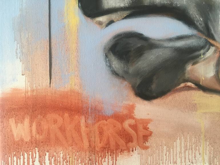 Original Figurative Horse Painting by Dora Ragusa