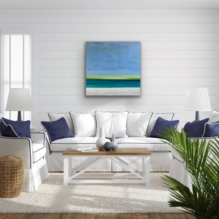 Original Contemporary Beach Painting by Roger Colson