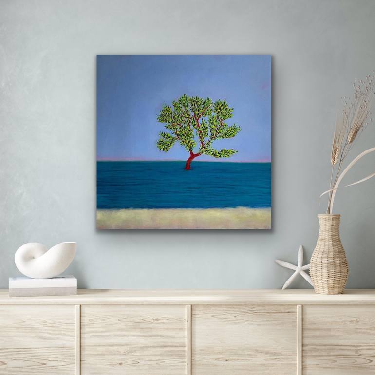 Original Fine Art Tree Painting by Roger Colson