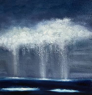 Original Seascape Mixed Media by Roger Colson