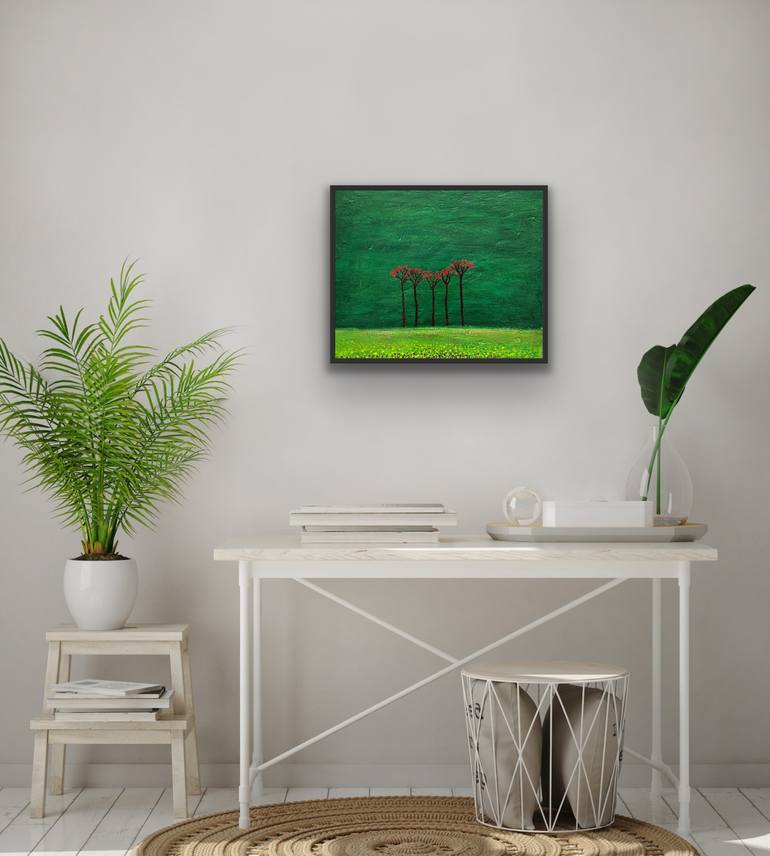 Original Abstract Nature Painting by Roger Colson