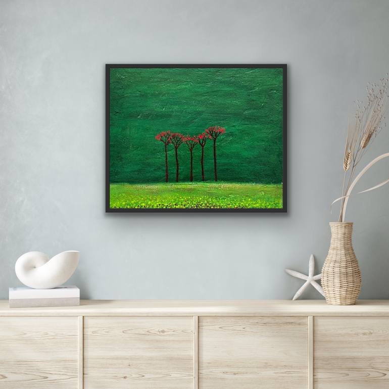 Original Abstract Nature Painting by Roger Colson