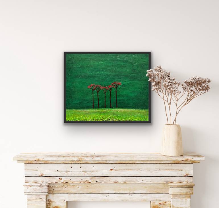 Original Abstract Nature Painting by Roger Colson