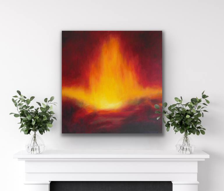 Original Abstract Expressionism Abstract Painting by Roger Colson