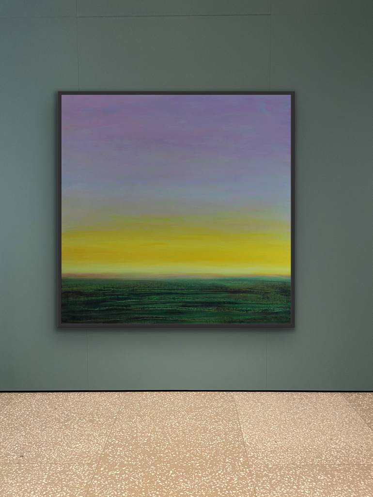 Original Abstract Landscape Painting by Roger Colson