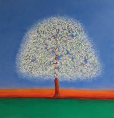 Original Fine Art Tree Painting by Roger Colson
