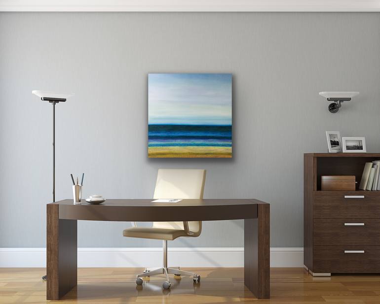Original Fine Art Abstract Painting by Roger Colson