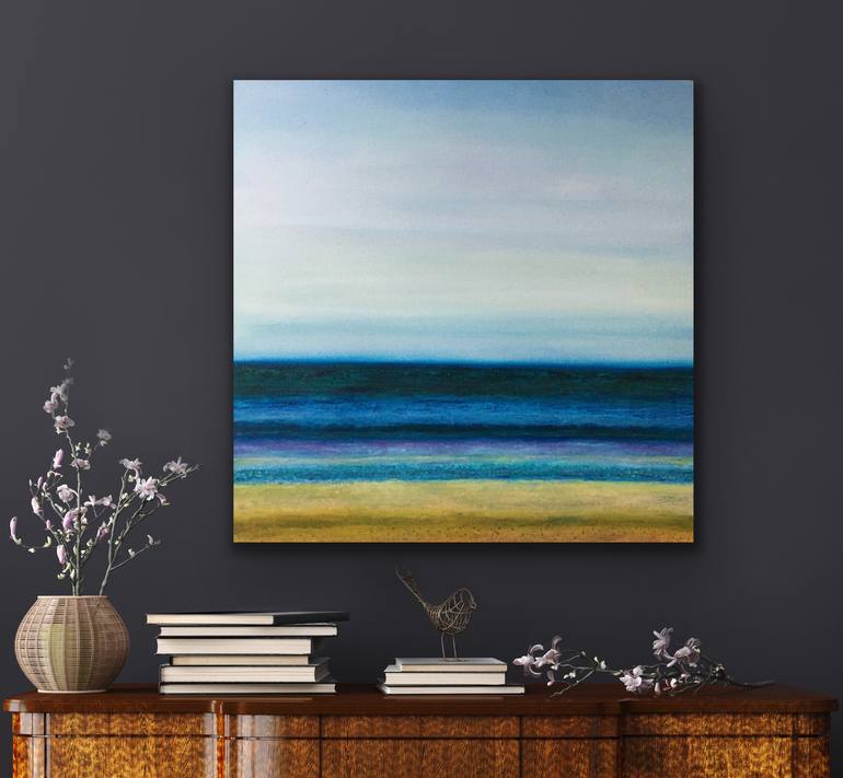 Original Fine Art Abstract Painting by Roger Colson