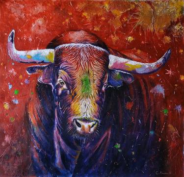 Original Figurative Animal Painting by Carlos Anabeil