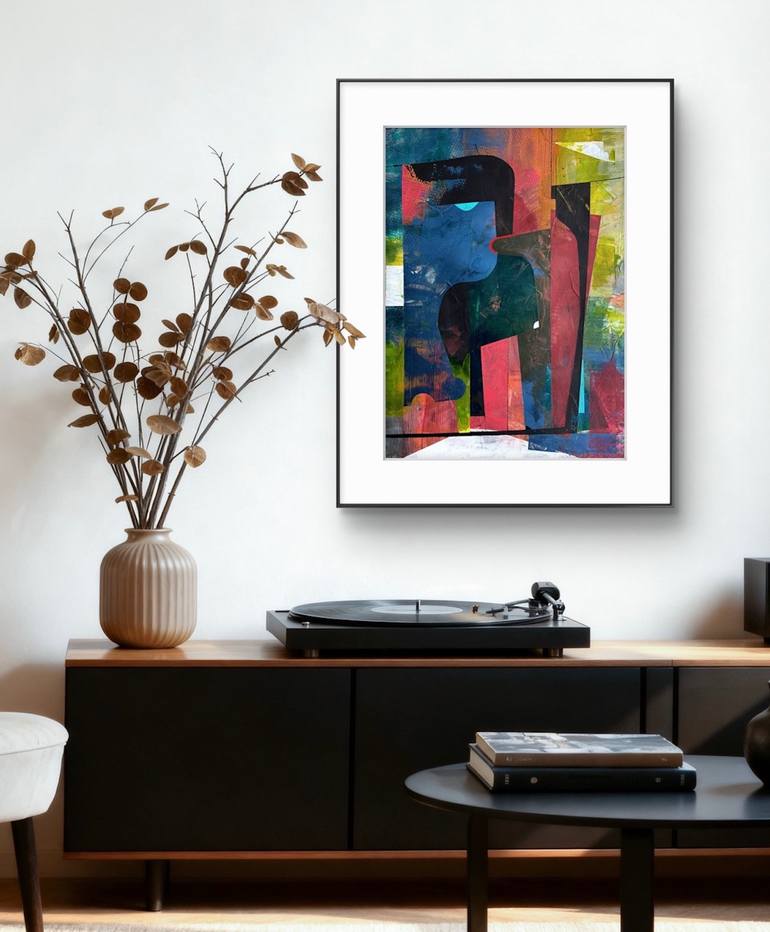 Original Abstract Expressionism Abstract Painting by Arinika Stratievsky