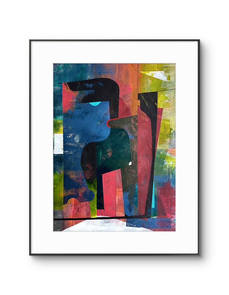 Original Abstract Expressionism Abstract Painting by Arinika Stratievsky