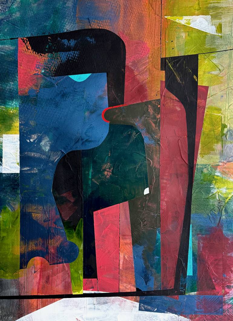 Original Abstract Expressionism Abstract Painting by Arinika Stratievsky