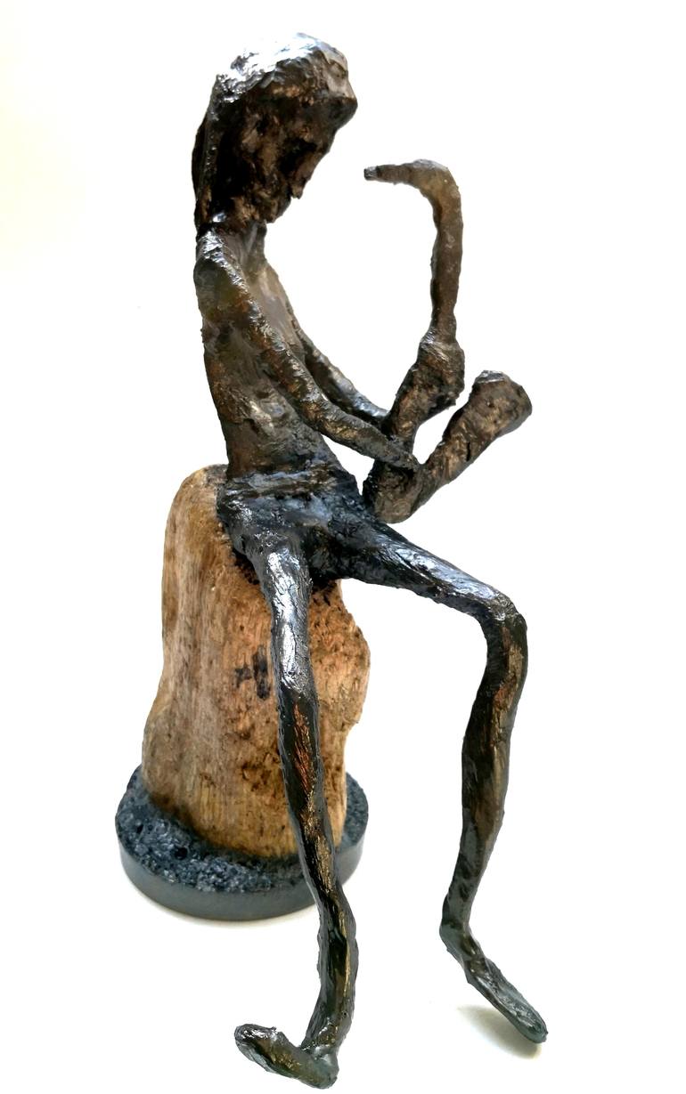 Original Abstract Expressionism Abstract Sculpture by Diana Capstick Art on the Edge