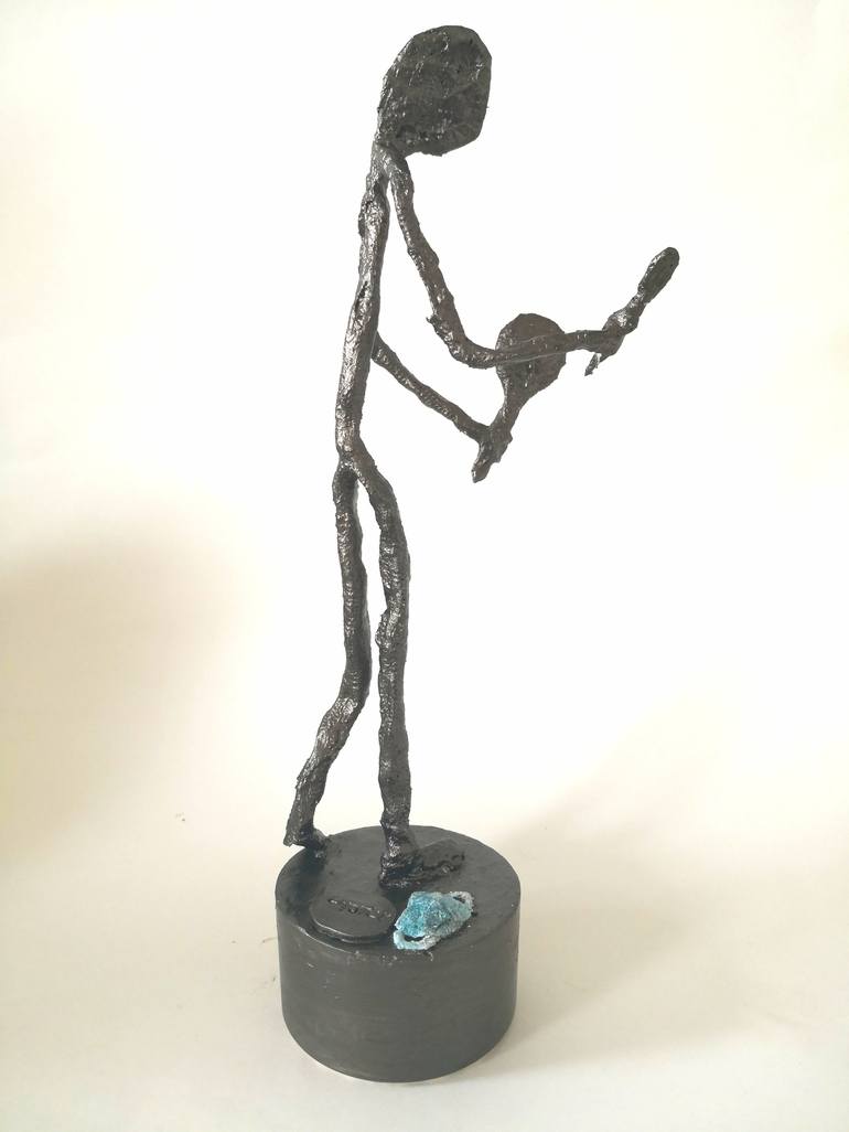 Original People Sculpture by Diana Capstick Art on the Edge