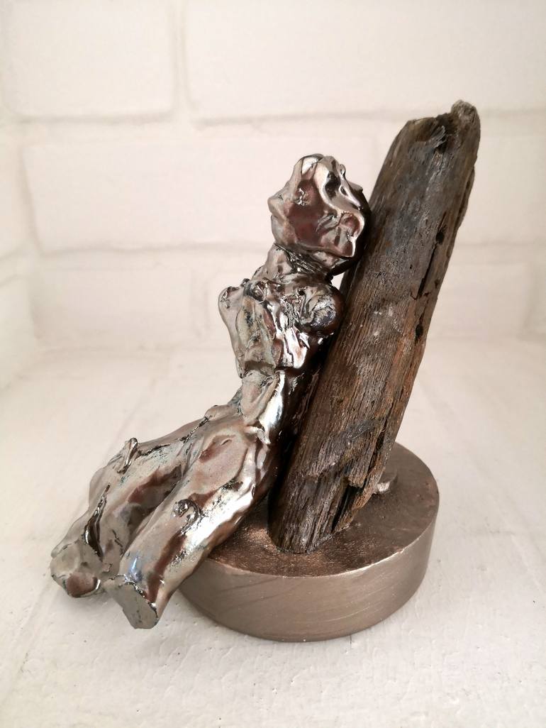 Original Abstract Expressionism Abstract Sculpture by Diana Capstick Art on the Edge