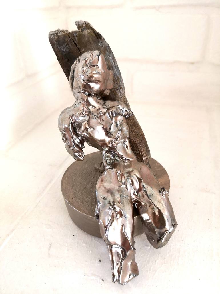Original Abstract Expressionism Abstract Sculpture by Diana Capstick Art On The Edge