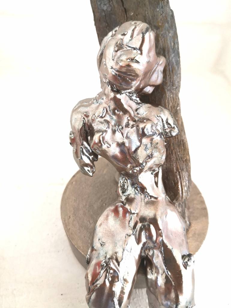 Original Abstract Expressionism Abstract Sculpture by Diana Capstick Art On The Edge
