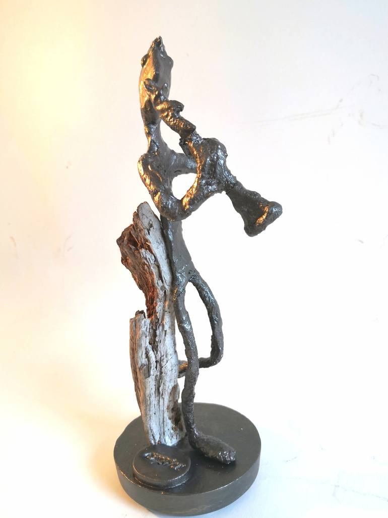 Original Abstract Music Sculpture by Diana Capstick Art on the Edge