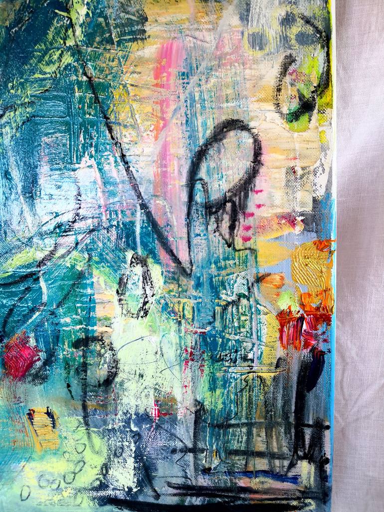 Original Abstract Painting by Diana Capstick Art on the Edge