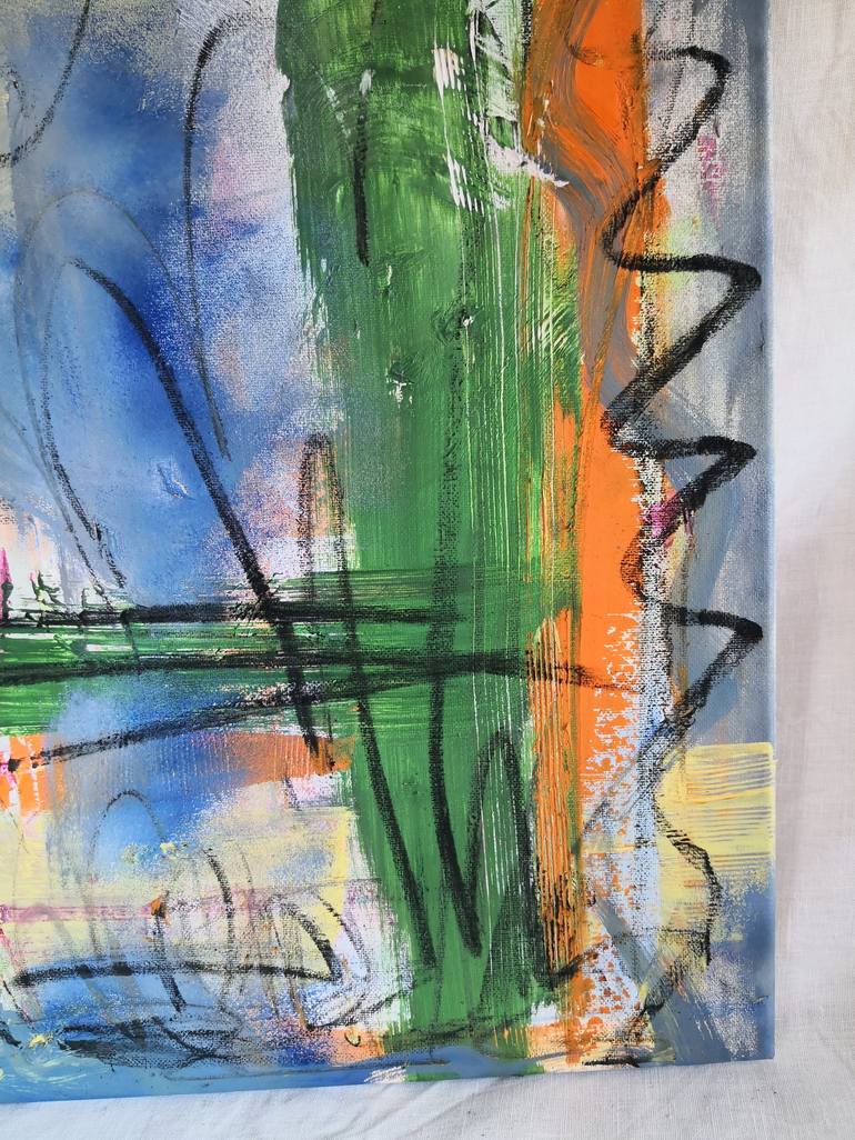 Original Abstract Painting by Diana Capstick Art on the Edge