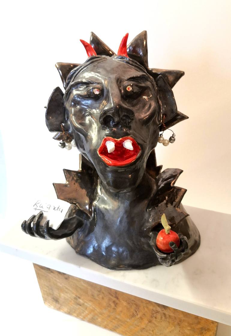 Original Politics Sculpture by Diana Capstick Art on the Edge