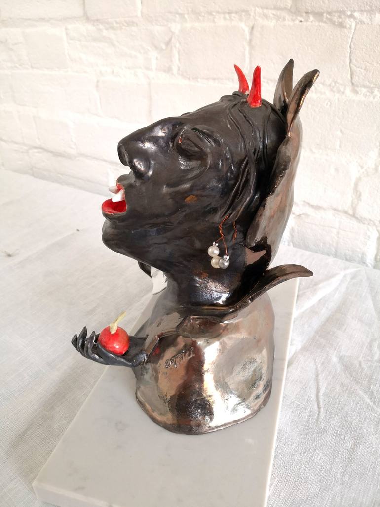 Original Conceptual Politics Sculpture by Diana Capstick Art on the Edge