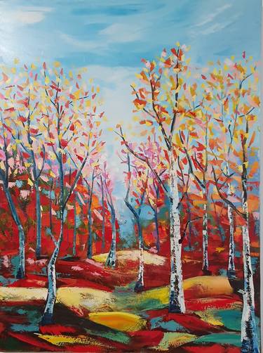 Original Expressionism Landscape Paintings by Pavlina Todorova