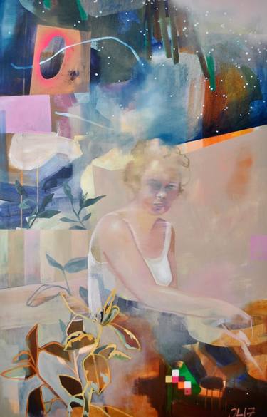 Saatchi Art Artist Johanna Bath; Painting, “summer // many nights ago” #art