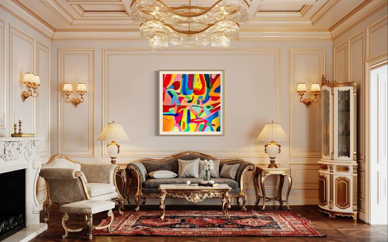 Original Abstract Painting by Inês Belchior