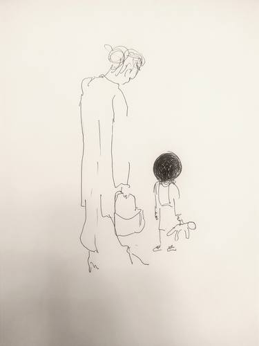 Print of Figurative People Drawings by Tomas Prunello