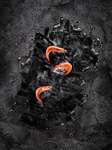 Black Orange Shrimp - Limited Edition of 8 thumb