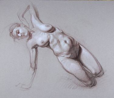 Print of Fine Art Nude Drawings by Brent Eviston