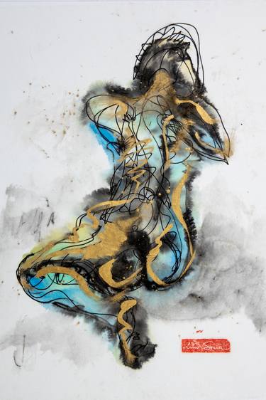 Print of Abstract Body Paintings by Kim Sowa
