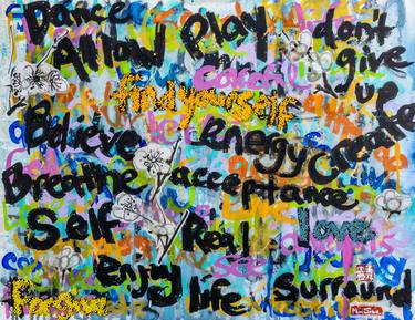 Print of Expressionism Language Collage by Kim Sowa