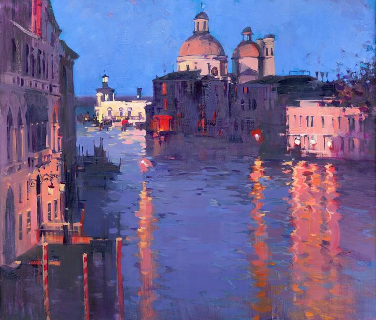 Grand canal Painting by Vitaly Varyakin | Saatchi Art