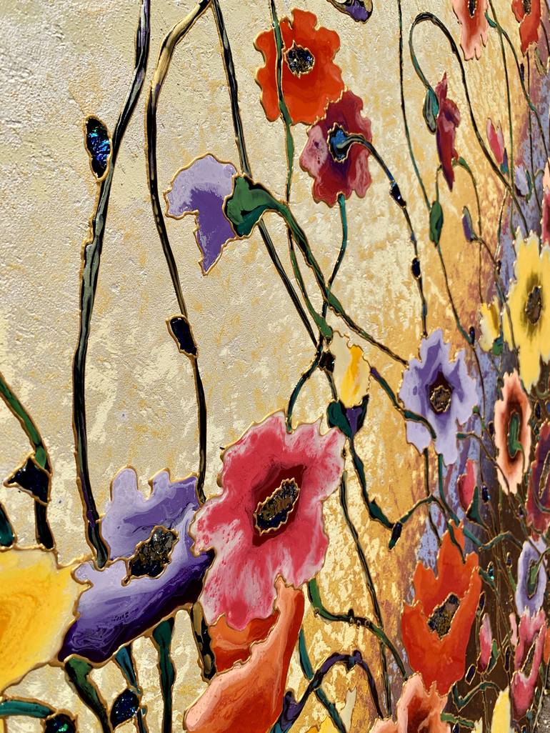 Original Floral Painting by Inna Deriy