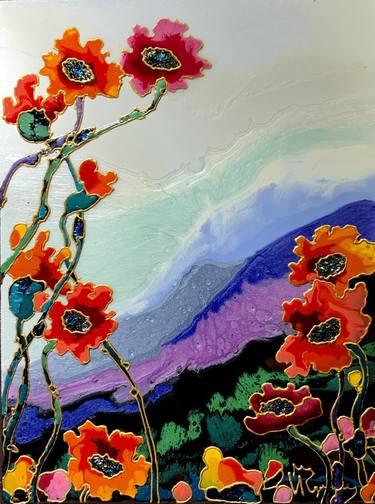 Print of Art Deco Floral Paintings by Inna Deriy